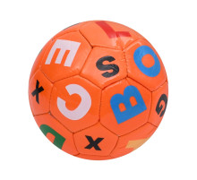 Мяч футбольный Alphabet MS 4833(Orange) размер №2, 90 г, в пакете