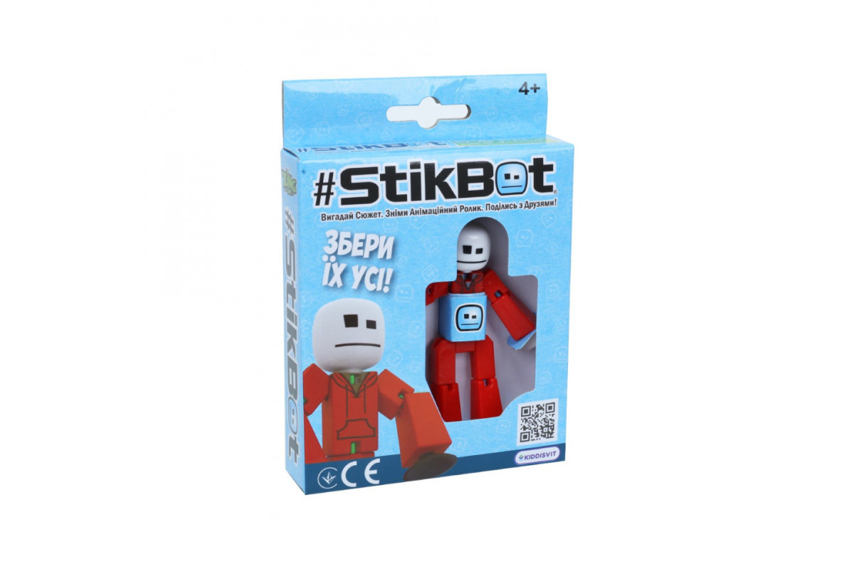 Фигурка для анимационного творчества Красное худи Stikbot TST616-23UAKDH Фигурка для анимационного творчества Красное худи Stikbot TST616-23UAKDH
