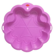 Детская песочница-бассейн "Цветок" 01234/10 сиреневый, 81х81х20 см