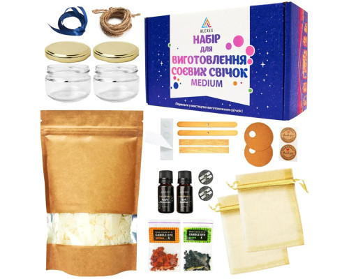 Набір для виготовлення соєвих свічок MEDIUM SSM-006