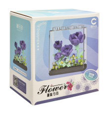 Дитячий Конструктор Ornament Flower 7378 у колбі, 308 деталей