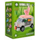 Дитячий конструктор Bunny Bus BB121E-A серії "Animal Bus", 104 деталі