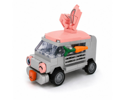 Дитячий конструктор Bunny Bus BB121E-A серії "Animal Bus", 104 деталі