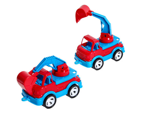 Детский экскаватор "Mini Matik" 002/4BMS(Red) подвижная стрела, 13,5 см