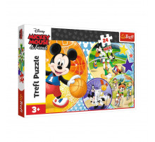 Дитячі пазли МАХІ Disney "Час для спорту" Trefl 14291 24 елементи