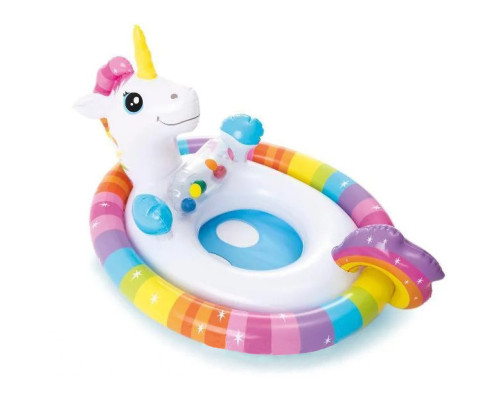 Детский надувной плотик "Животные" 59570, 81 x 58 см Единорог