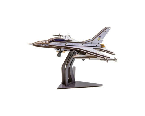 Дерев'яний 3D конструктор "F16" Арт-26913, 79 деталей
