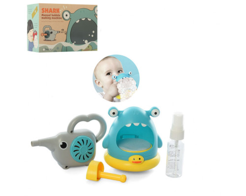 Дитячий генератор мильних бульбашок YB1761-3 для ванної  Акула