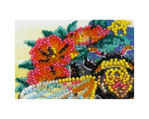 Набір-міні для вишивання бісером "Солодко" AM-225 15х15 см