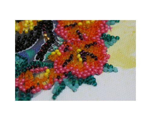 Набір-міні для вишивання бісером "Солодко" AM-225 15х15 см