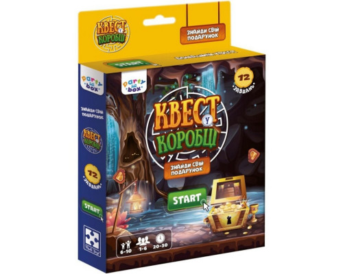 Настольная игра "Квест в коробке Видеоигра" VT5902-03 инструкция 12 карточек с заданиями