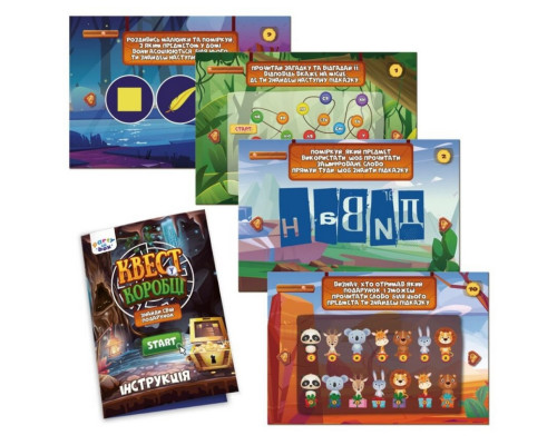 Настольная игра "Квест в коробке Видеоигра" VT5902-03 инструкция 12 карточек с заданиями