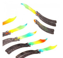 Сувенірний дерев'яний ніж "BALISONG - ULTRA" 312307, 5 шт