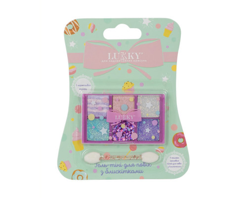 Детская палетка теней T22787 прессованные 6 цветов