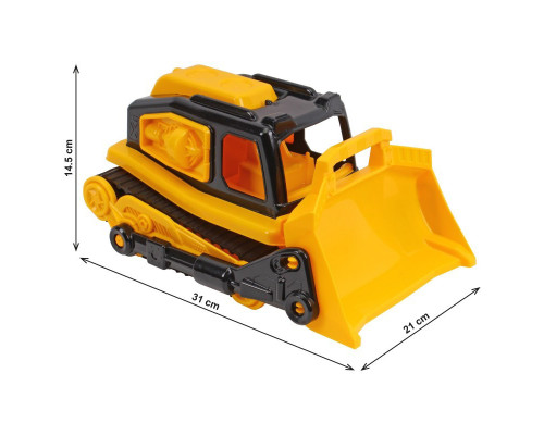 Детская игрушка Бульдозер 9697TXK желтый, большой