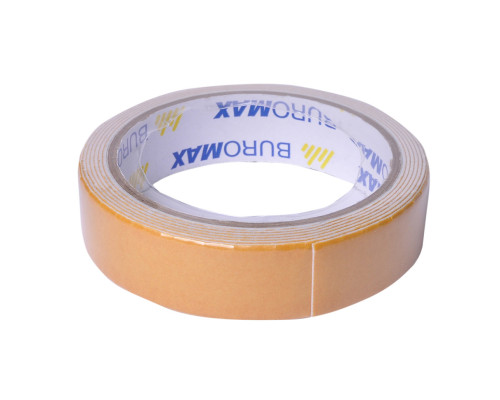 Клейка стрічка двостороння BM.7514 на пінній основі, 24 мм х 2 м