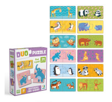 Дитячий пазл "ДУО-Мама і малюк" 300692, 24 елемента