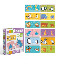 Детский пазл "ДУО-Мама и малыш" 300692, 24 элемента