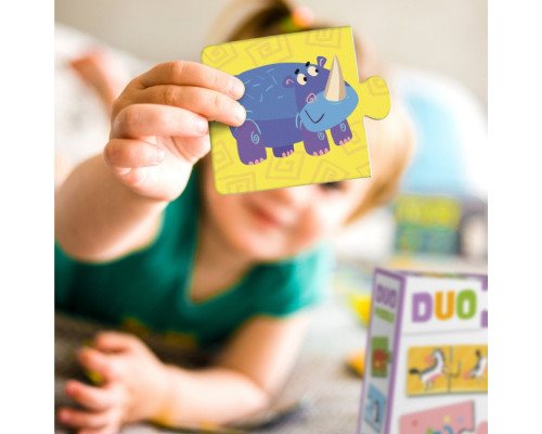 Детский пазл "ДУО-Мама и малыш" 300692, 24 элемента