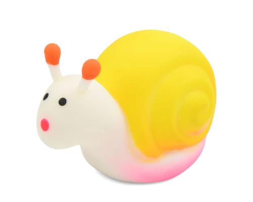 Детская игрушка-антистресс "Улитка" MS 4044(Yellow) размер 8,5 см, мука