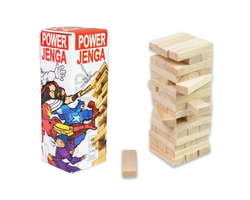 Настольная игра "Power Jenga" 30275, 48 брусков, на украинском языке
