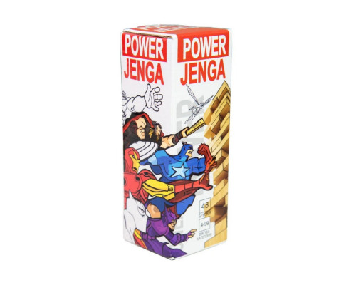 Настольная игра "Power Jenga" 30275, 48 брусков, на украинском языке