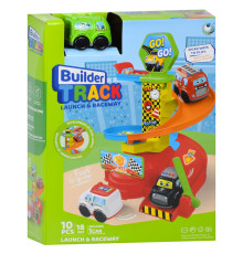 Дитячий ігровий гараж-автотрек 099-1(Green) машинка 7,5 см, 10 деталей