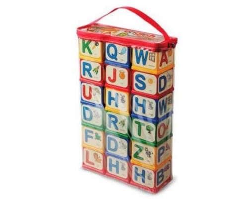 Детские развивающие кубики «English alphabet» 71054, 18 кубиков