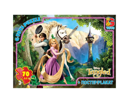 Дитячий пазл "Рапунцель"  TA002 постер 70 елементів