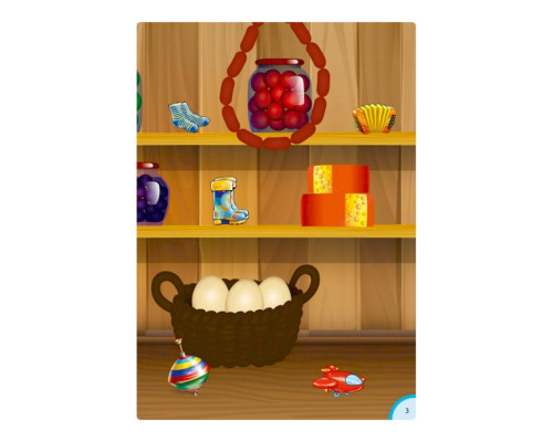 Розвиваюча книжка "Кумедна їжа: Логіка" 873002 багаторазові наклейки