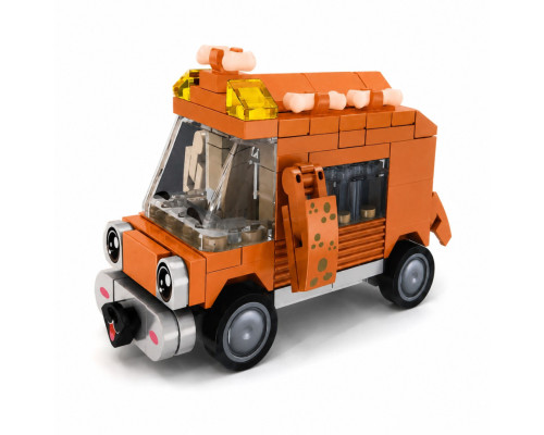 Дитячий конструктор Puppy Bus BB121E-B серії "Animal Bus", 110 деталей
