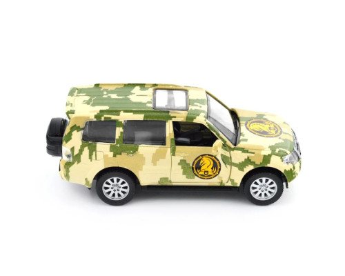 Автомодель серии "Шевроны Героев" Mitsubishi Pajero 4WD Tubro" 47 ОМБр" TechnoDrive 250361M