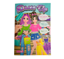 Книга-одевалка с наклейками "Stylish Girls" LS-03-03 серия "Dress Up"