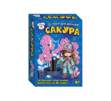 Набір для експериментів Сакура в кристалах 10114179 картонна основа