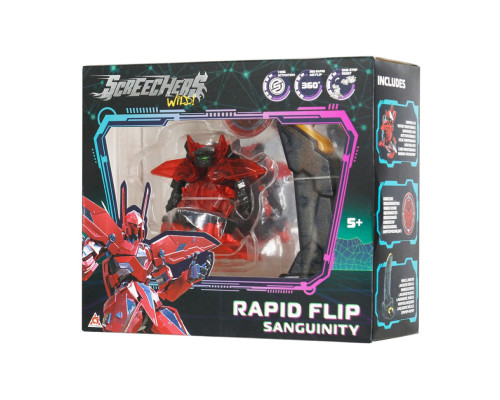 Ігровий набір "S5 L0.5 Сенгвініті" Screechers Wild! EU686101B запускач, машинка-трансформер