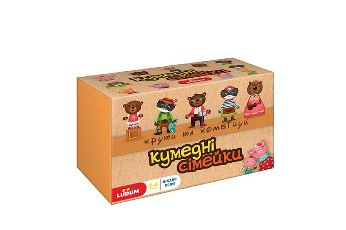 Настільна Гра "Кумедні сімейки" Ludum LD1049-56