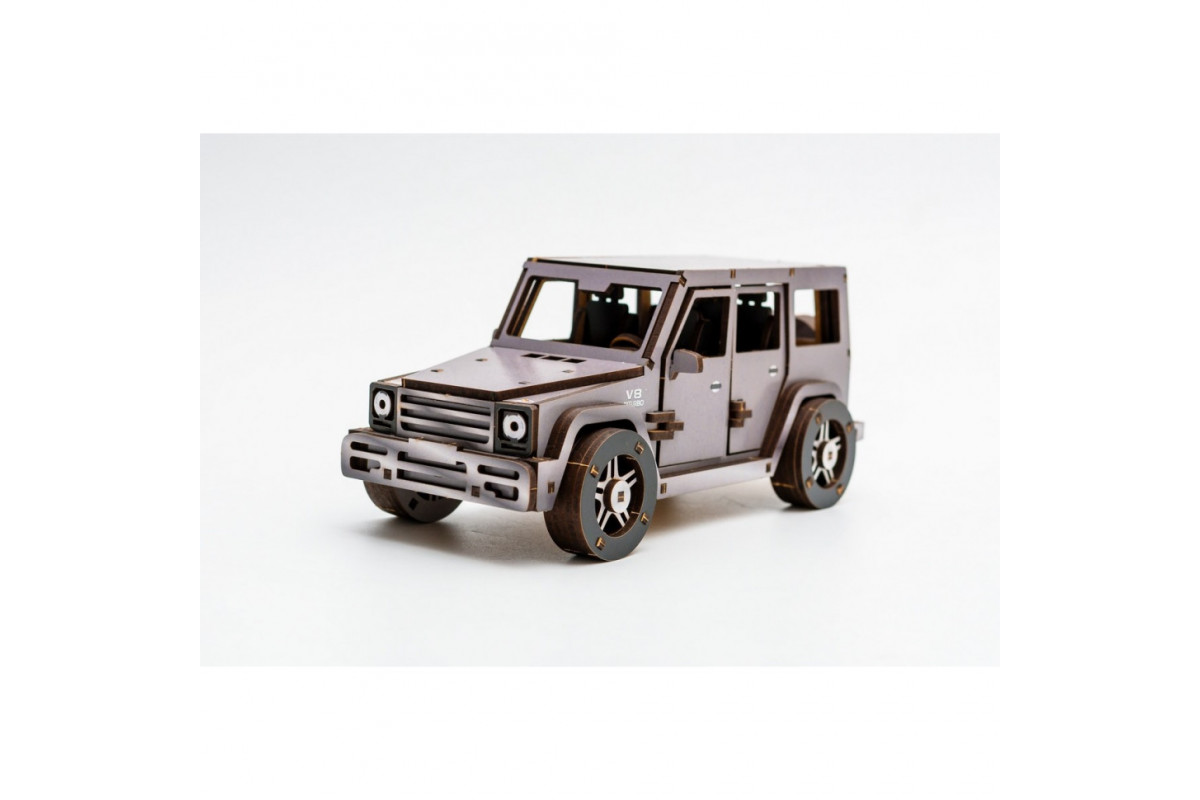 Дерев'яний 3D конструктор "Gelandewagen" Puz-26914, 109 деталей Дерев'яний 3D конструктор "Gelandewagen" Puz-26914, 109 деталей