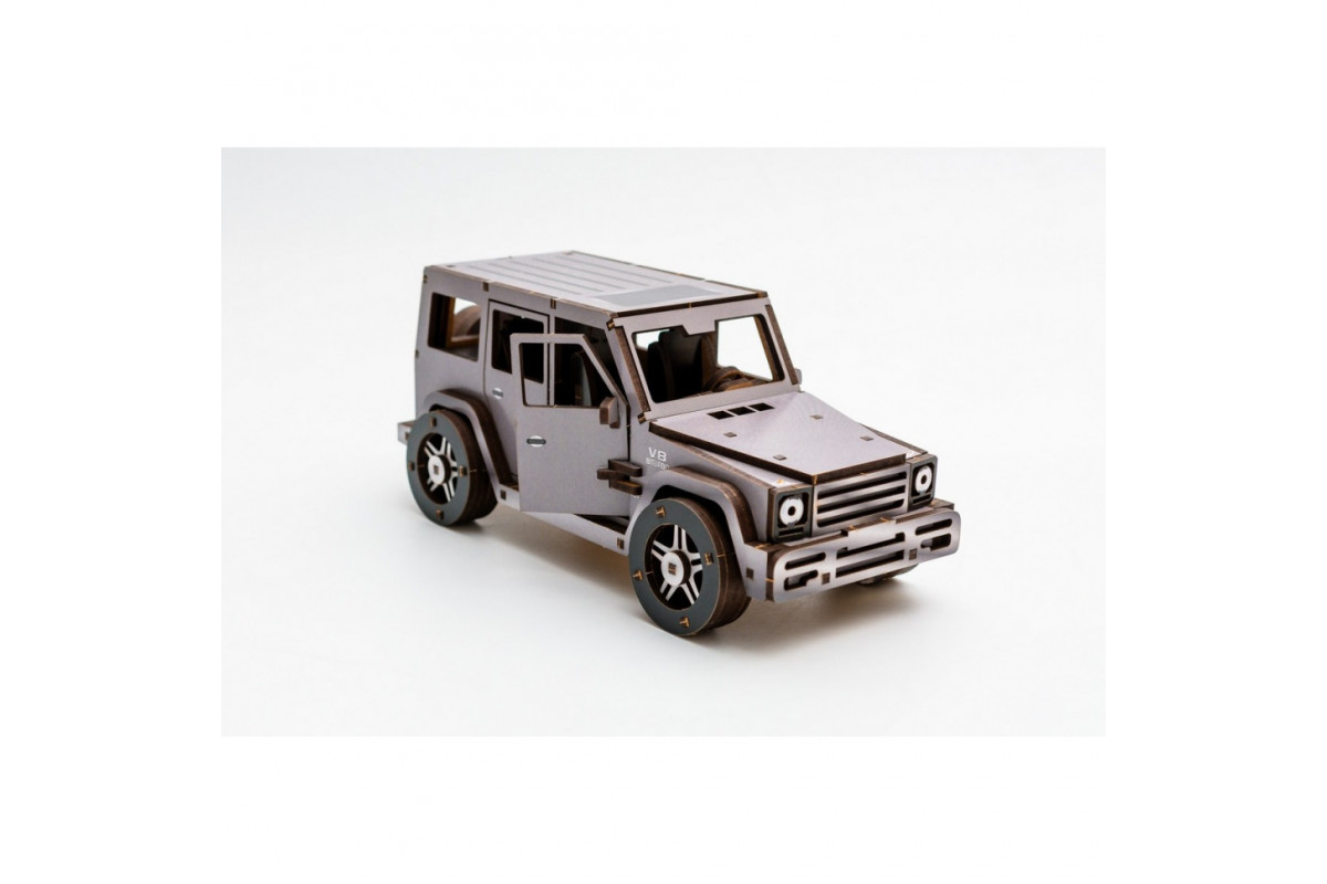 Дерев'яний 3D конструктор "Gelandewagen" Puz-26914, 109 деталей Дерев'яний 3D конструктор "Gelandewagen" Puz-26914, 109 деталей