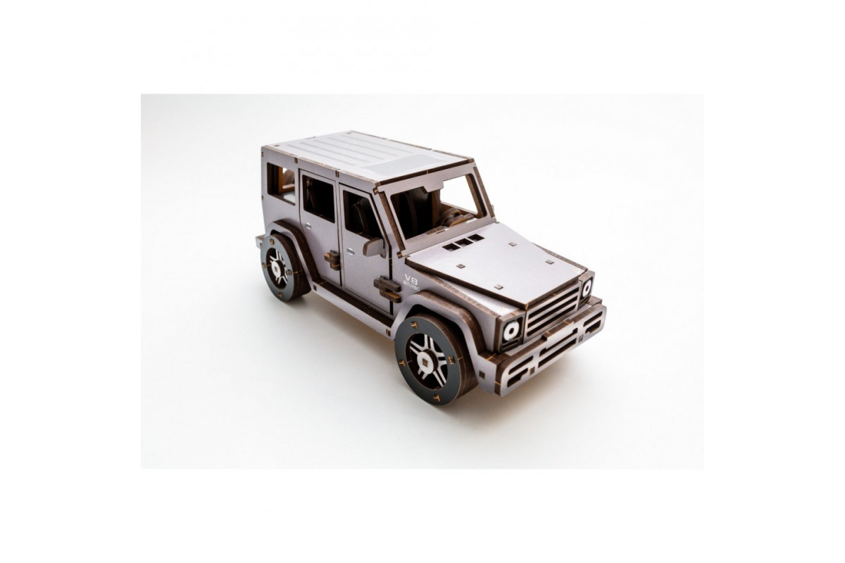 Дерев'яний 3D конструктор "Gelandewagen" Puz-26914, 109 деталей Дерев'яний 3D конструктор "Gelandewagen" Puz-26914, 109 деталей