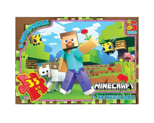 Дитячий пазл "Minecraft" MC794 плакат 35 елементів