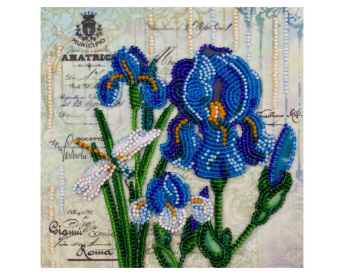 Набір для вишивання бісером "Ультрамарин AM-181 на натуральному полотні