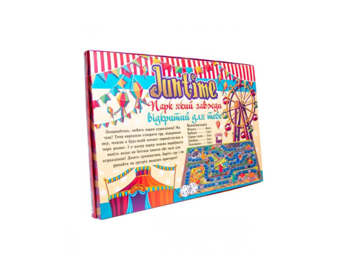 Настільна гра-бродилка "JunTime" Strateg 30511 українською мовою