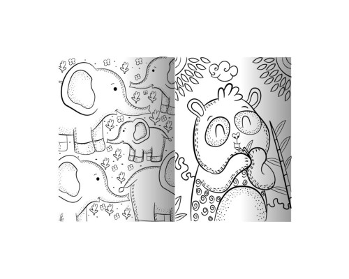 Розвиваюча розмальовка "Джунглі" РМ-73-03, 32 сторінки