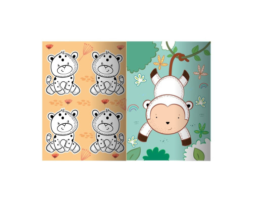 Розвиваюча розмальовка "Джунглі" РМ-73-03, 32 сторінки