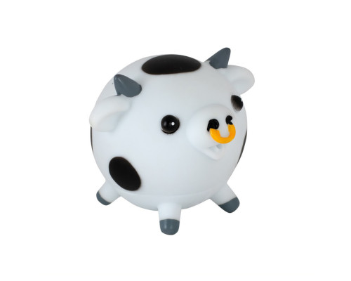 Дитяча іграшка для купання "Бризкаючі тваринки Корівка" 8750_корівка з чорними пл