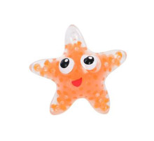 Детская игрушка-антистресс "Морская звезда" MS 3666(Orange) с орбизом, 10 см