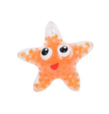 Дитяча іграшка-антистрес "Морська зірка" MS 3666(Orange) з орбізом, 10 см