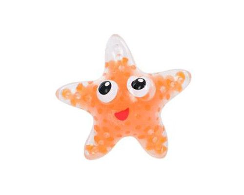 Дитяча іграшка-антистрес "Морська зірка" MS 3666(Orange) з орбізом, 10 см