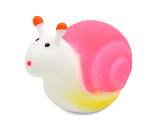 Детская игрушка-антистресс "Улитка" MS 4044(Pink) размер 8,5 см, мука