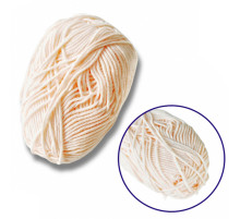 Пряжа фасована петляста NB108, 80% бавовни, 20% молочна клітковина, колір шкіри